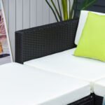 Outsunny 4-Seater Rattan Garden Sofa Set – Luxury Outdoor Wicker Patio Furniture - Image 7