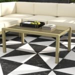 Outsunny 5 Piece Aluminium Garden Corner Sofa Set – 6 Seater Patio Furniture with Cushions & Glass Table - Image 8