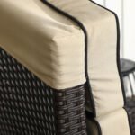 Outsunny Outdoor Recliner Chair – Adjustable Backrest & Footrest with Cushion & Side Tray - Image 9