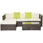Outsunny 4-Seater Rattan Garden Sofa Set – Luxury Outdoor Wicker Patio Furniture - Image 10