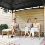 Outsunny Rattan Corner Sofa Set – 3 Piece Garden Lounge Set with Chaise, Table & Cushions - Image 18
