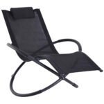 Outsunny Orbital Zero Gravity Sun Lounger – Foldable Rocking Patio Chair with Pillow & Outdoor Comfort Design - Image 10