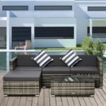 Outsunny 4-Seater Rattan Garden Sofa Set – Luxury Outdoor Wicker Patio Furniture - Image 20
