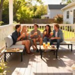 Outsunny 6 Piece Rattan Garden Corner Sofa Set – Loveseat, Sofa with Side Table & Coffee Table - Image 8