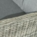 Outsunny 5 Piece Rattan Bistro Set with Adjustable Back, Cushions & Glass Top Coffee Table - Image 17
